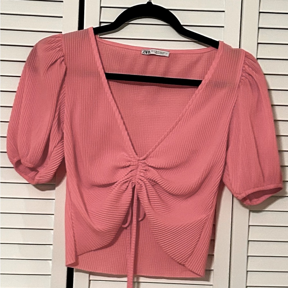 Zara puff sleeve top